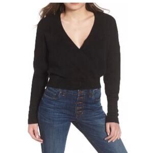 Leith Black Sweater Size M
